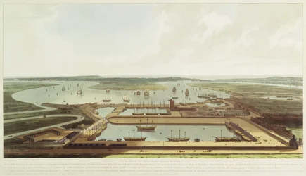 New Dock, Wapping, 1808